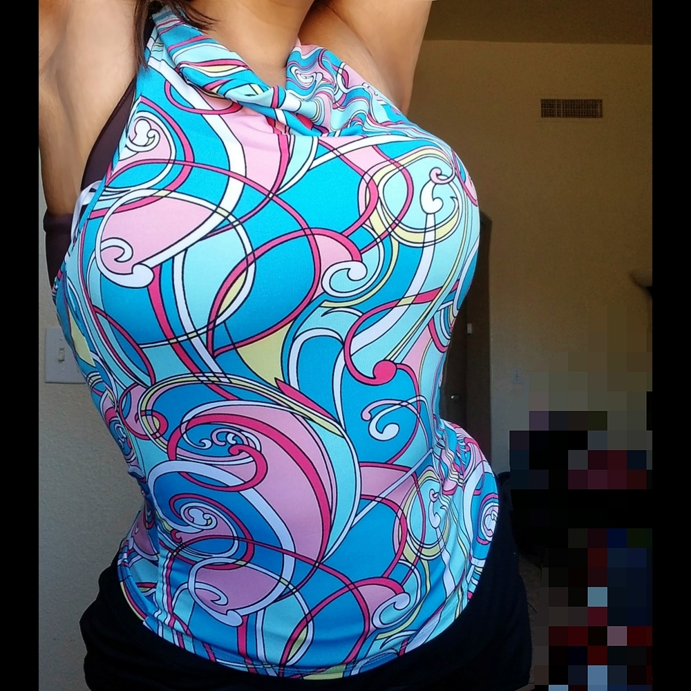 Vintage funky y2k top